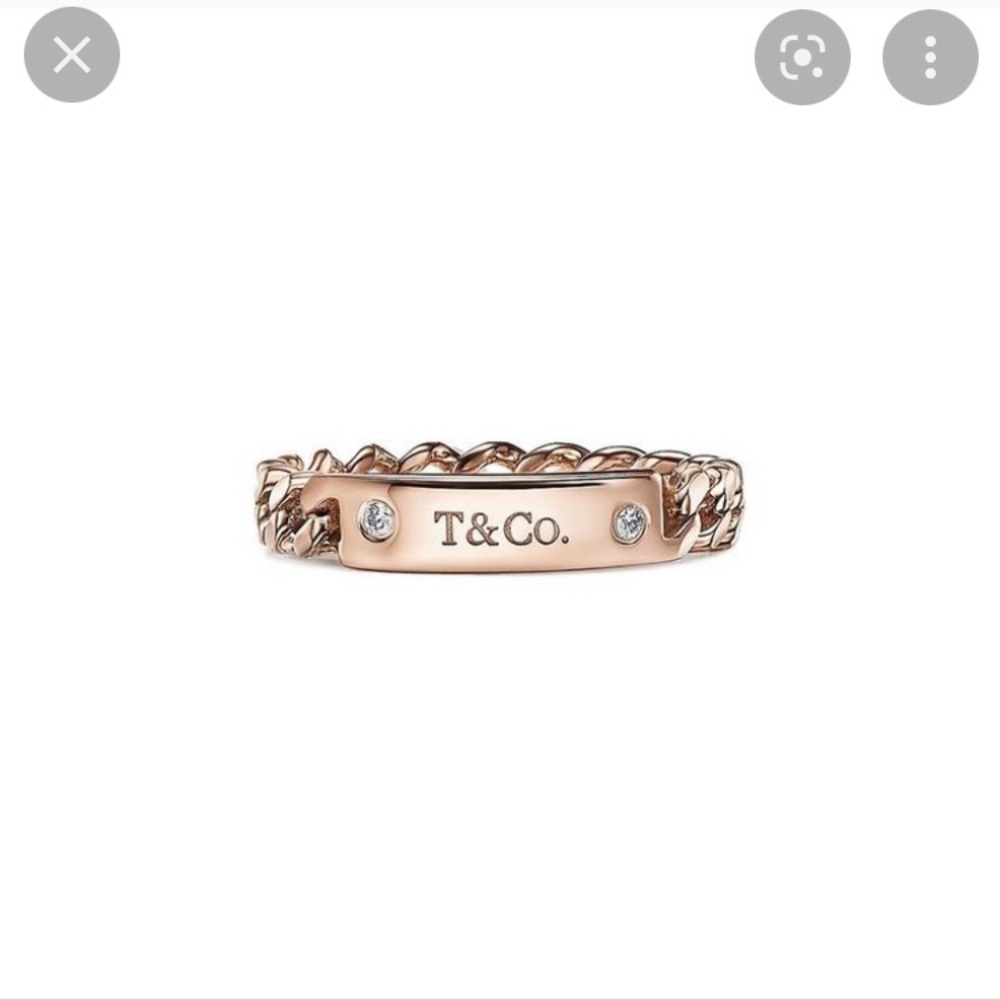 Tiffany and co micro link ring